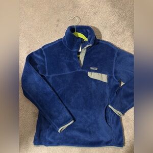 Patagonia Blue Re-Tool Fleece Pullover